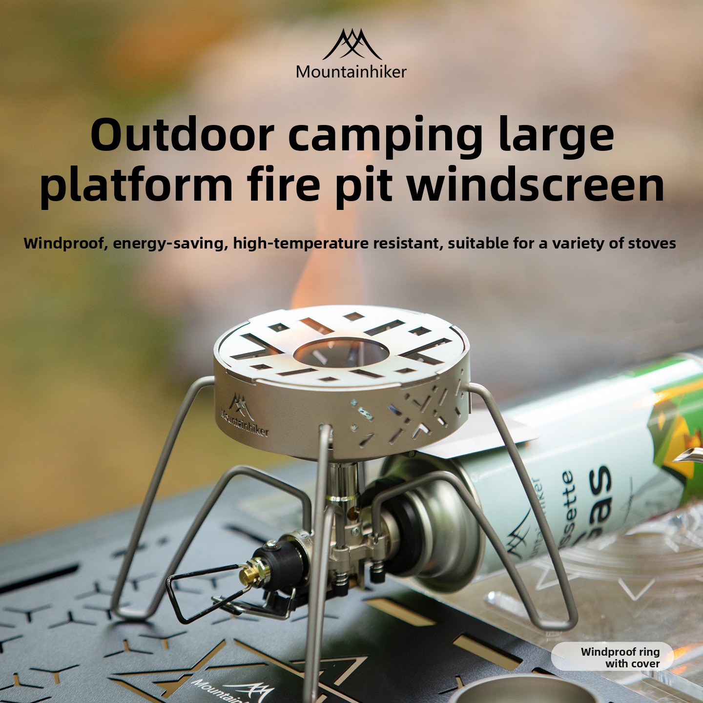 Commercial Kitchen Stove - MOUNTAINHIKER New Windproof Ring Outdoor Cassette