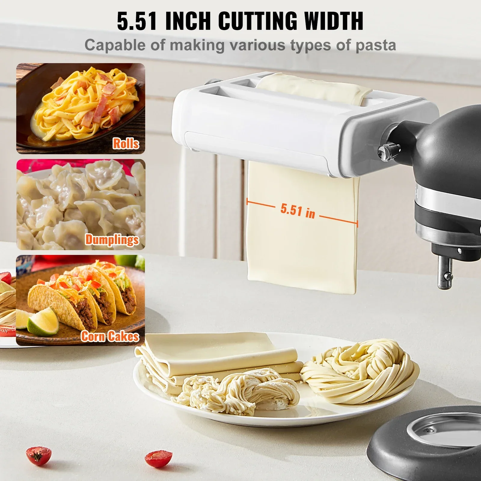Commercial Kitchenaid - Pasta Maker Attachment 3 in 1