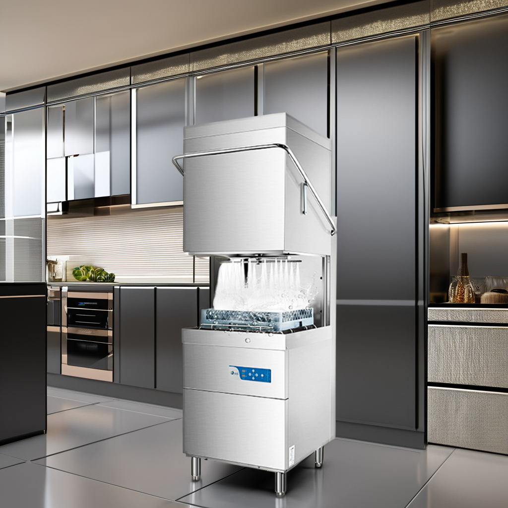 Commercial Kitchen Appliance - ef-Smart Electric Stainless Steel Freestanding Dishwasher