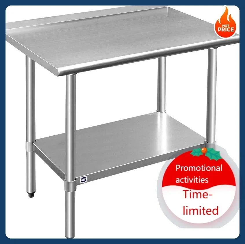 Commercial Kitchen Backsplash - [Hot Sale!]Stainless Steel Table for Prep