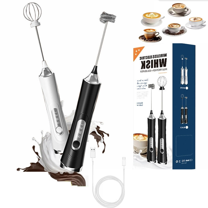 Commercial Espresso Machine - USB Electric Milk Frother Handheld Milk