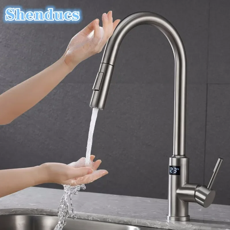 Digital Touch on Kitchen Fauce - Commercial Kitchen Faucet review and price