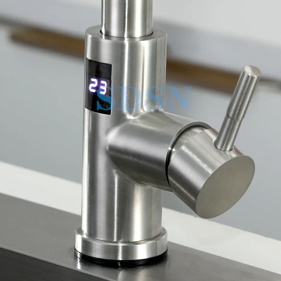 Digital Touch on Kitchen Fauce - Commercial Kitchen Faucet review and price