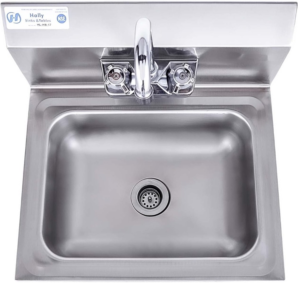 Commercial Wall Mount Hand Bas - Commercial Kitchen Faucet review and price