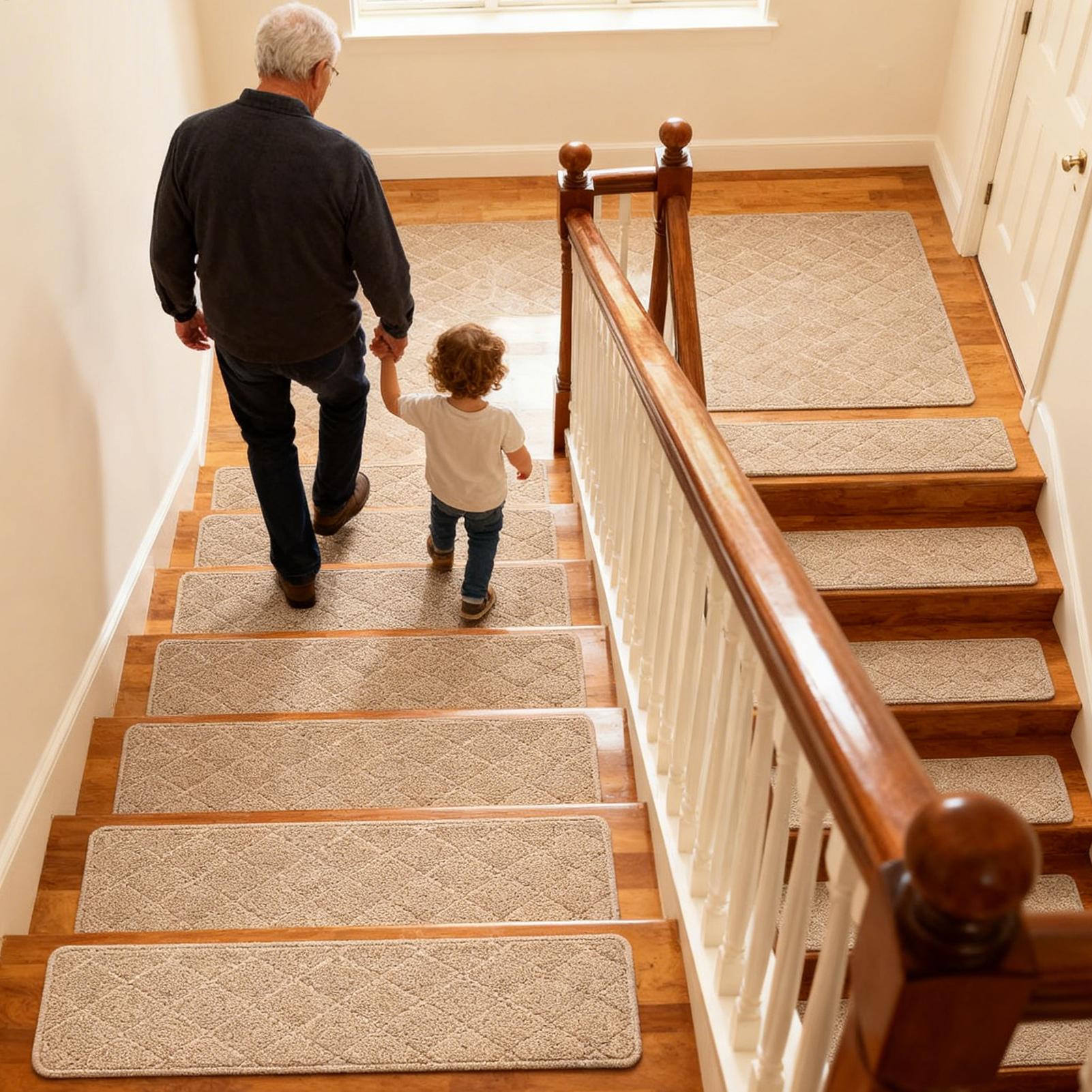 Stair Rugs 7 Pieces Adhesive T - Commercial Kitchen Mats review and price
