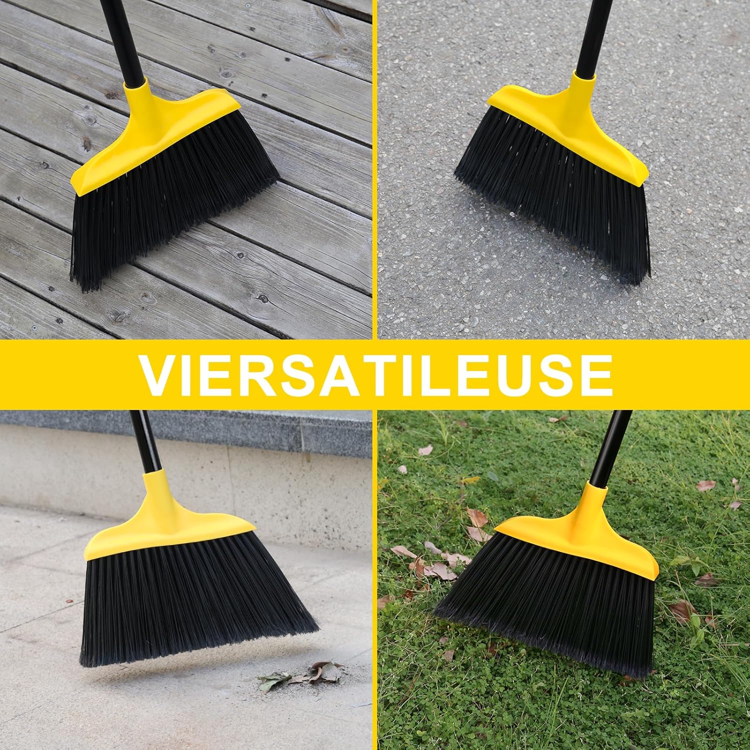 3 Pack Heavy Duty Outdoor Broo - Commercial Kitchen Broom review and price