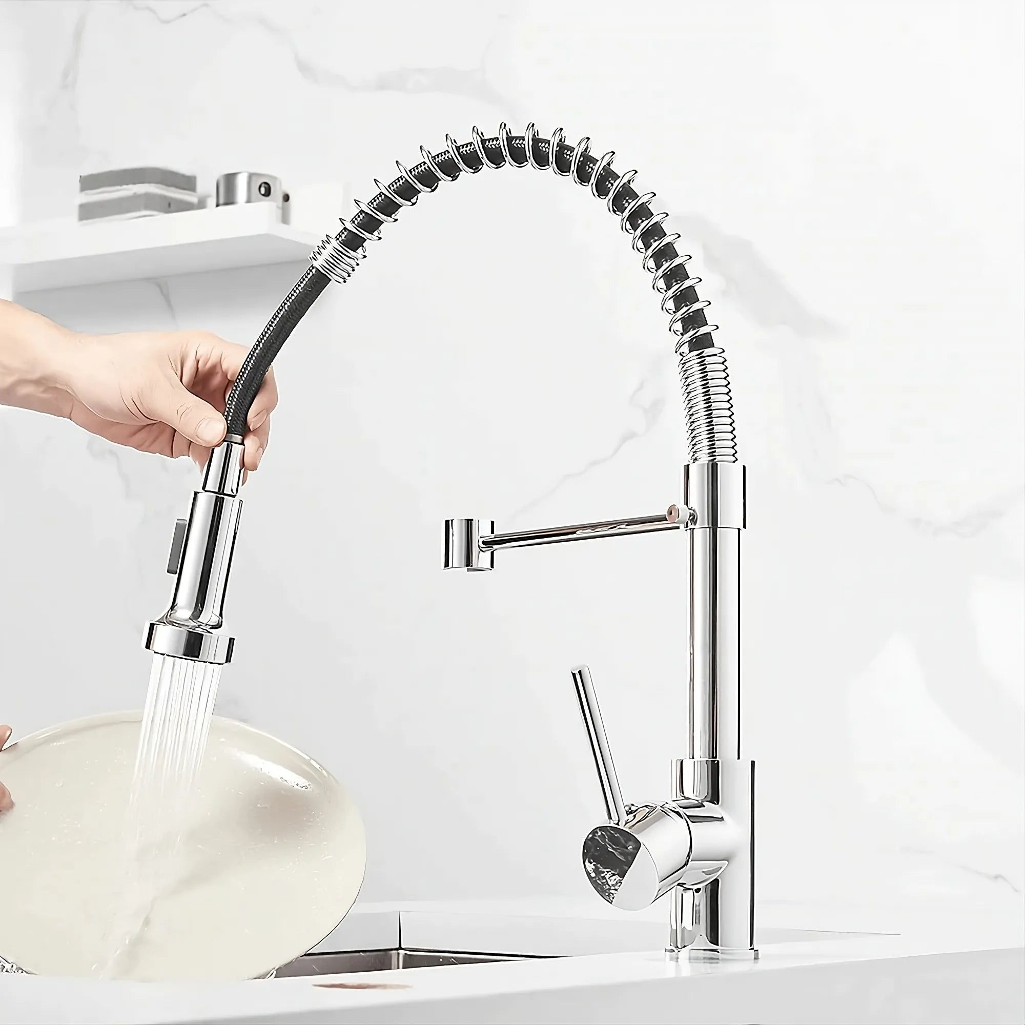 Wholesale Polished Chrome Comm - Commercial Kitchen Mixer Tap review and price