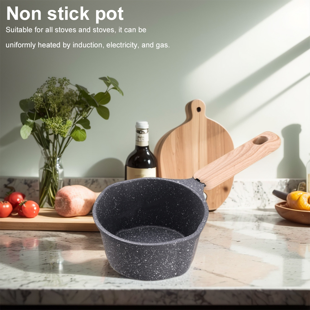 Mini Boiling Pan Wooden Handle - Commercial Kitchen Stove review and price