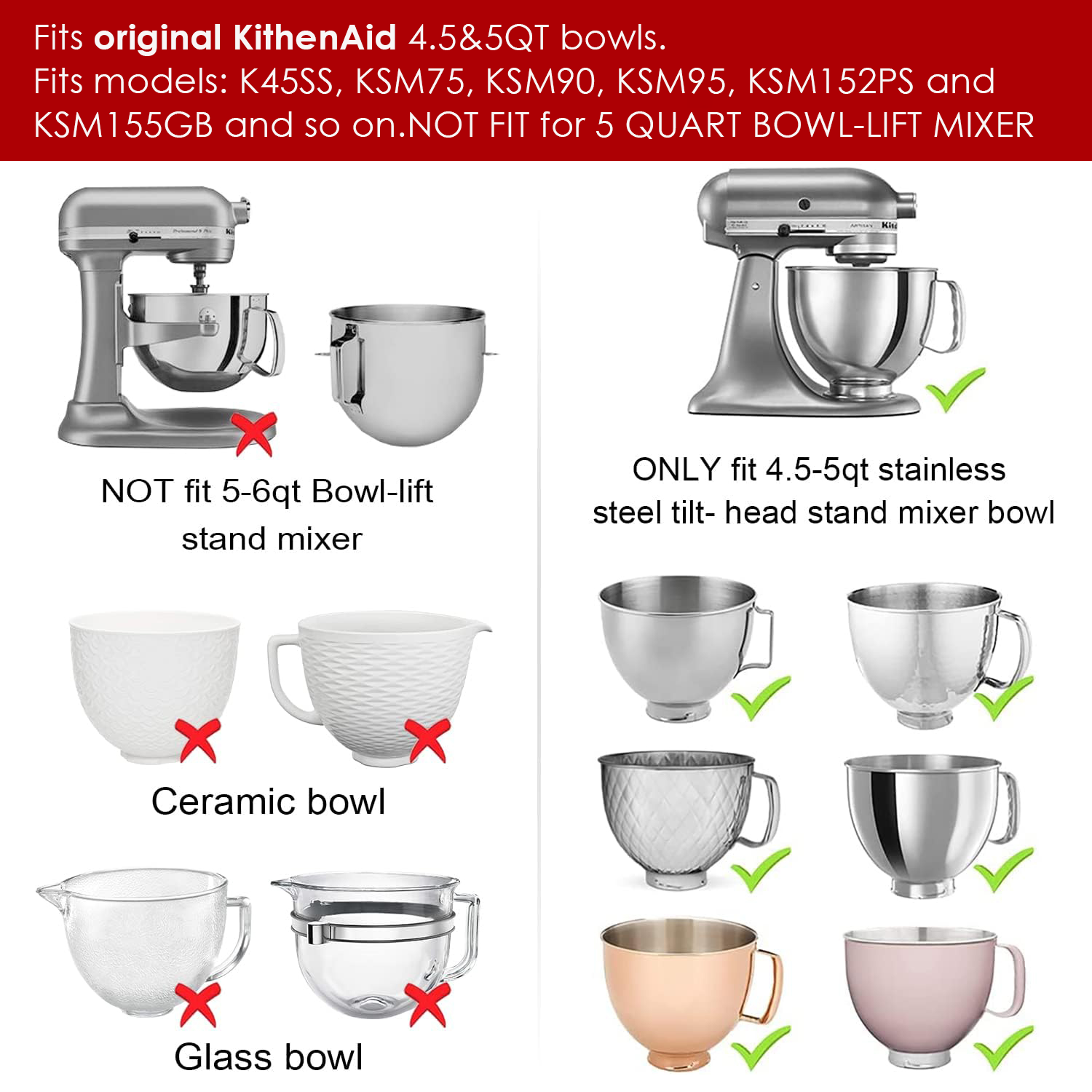 1pcs/2pcs Mixers Bowl Covers f - Commercial Kitchenaid review and price