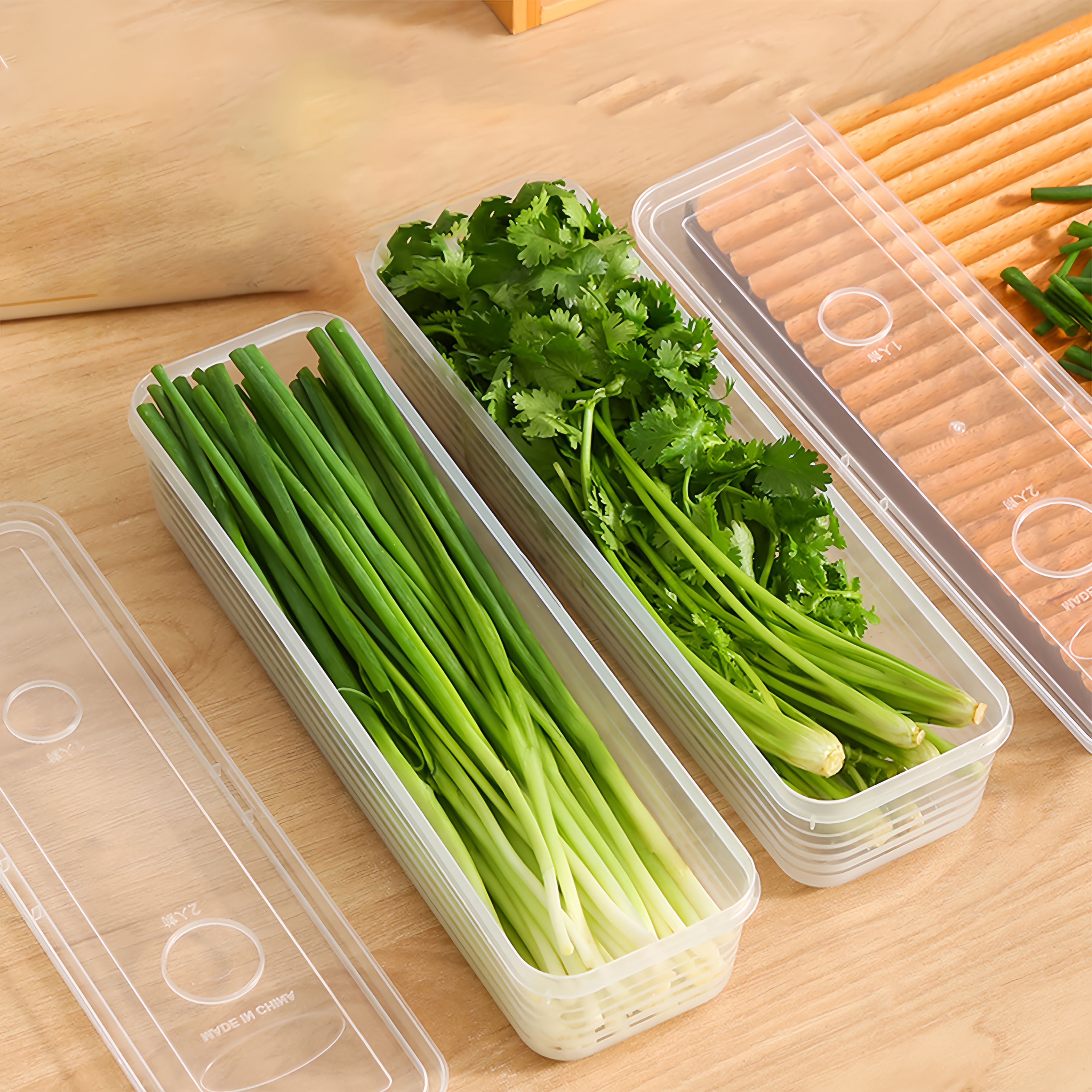2/4/6pcs Food Vegetable Storag - Commercial Kitchen Refrigerator review and price