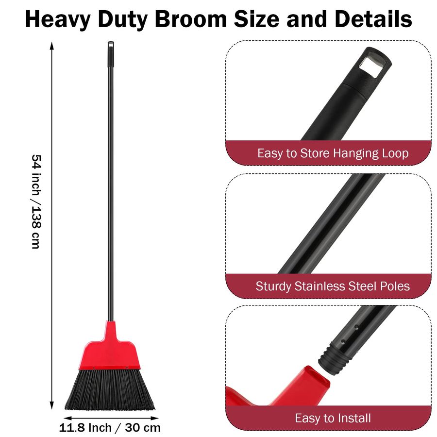 Pcs Outdoor Broom for Floor Cl - Commercial Kitchen Broom review and price