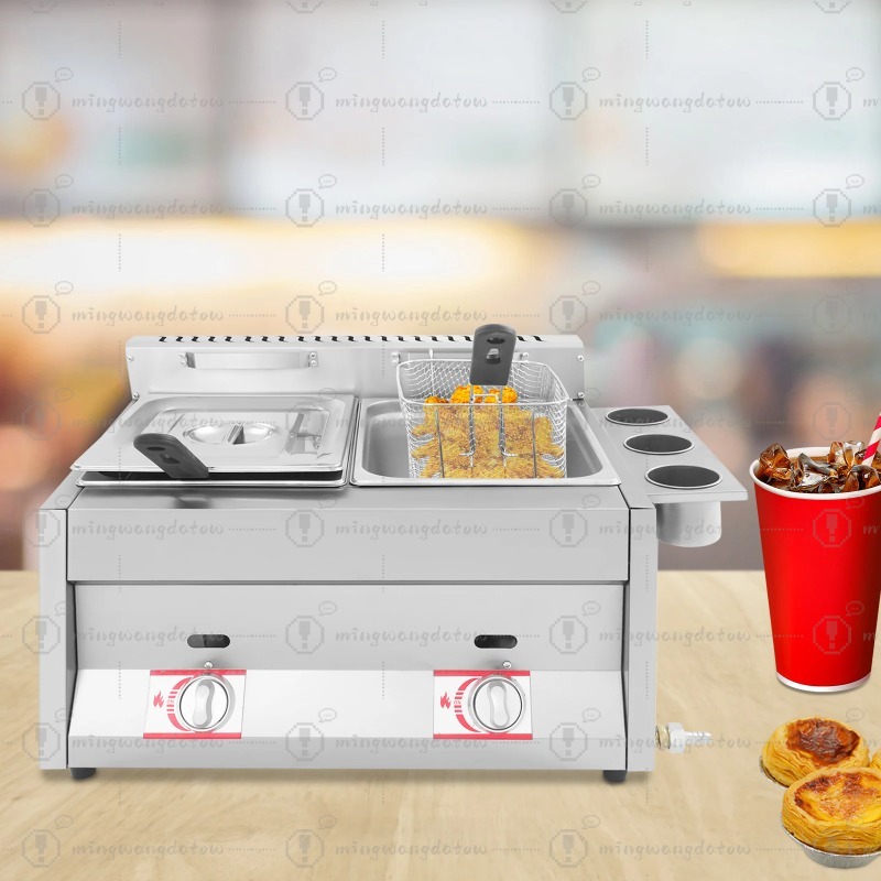 NEW Commercial Gas Deep Fryer  - Commercial Kitchen Appliance review and price