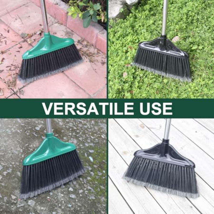 4 PCS Heavy Duty Broom Outdoor - Commercial Kitchen Broom review and price