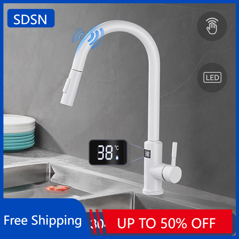 White Touch on Digital Kitchen - Commercial Kitchen Faucet review and price