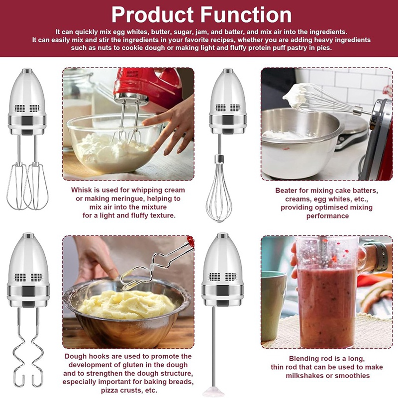 Hand Mixer Attachments Beater, - Commercial Kitchenaid review and price