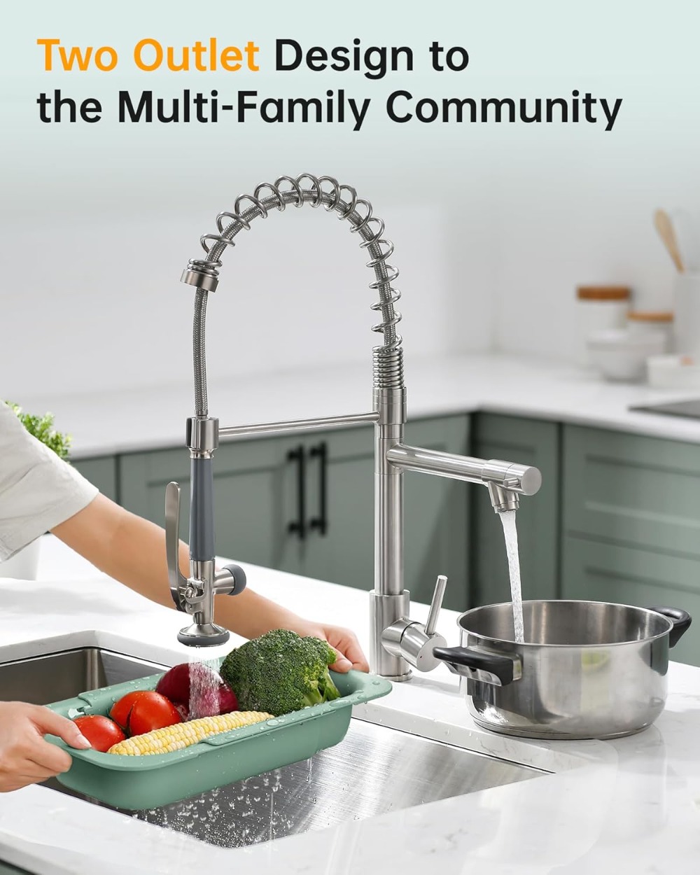 Commercial Pull Down Kitchen S - Commercial Kitchen Faucet review and price