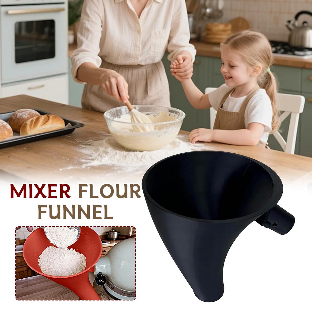 Spill Proof Flour Funnel for 5 - Commercial Kitchenaid review and price