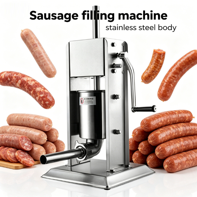 Manual Sausage Stuffer Filler  - Commercial Kitchen Appliance review and price