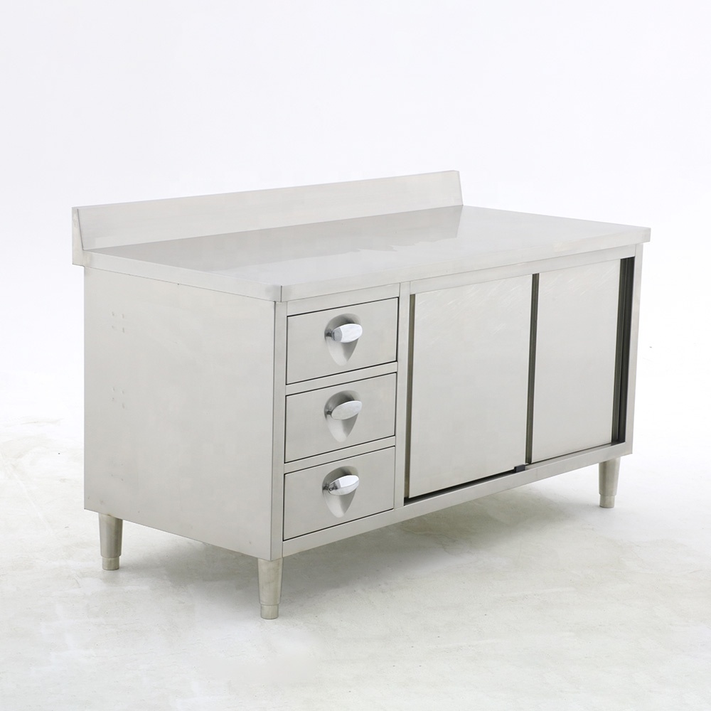 Stainless steel kitchen bench  - Commercial Kitchen Backsplash review and price