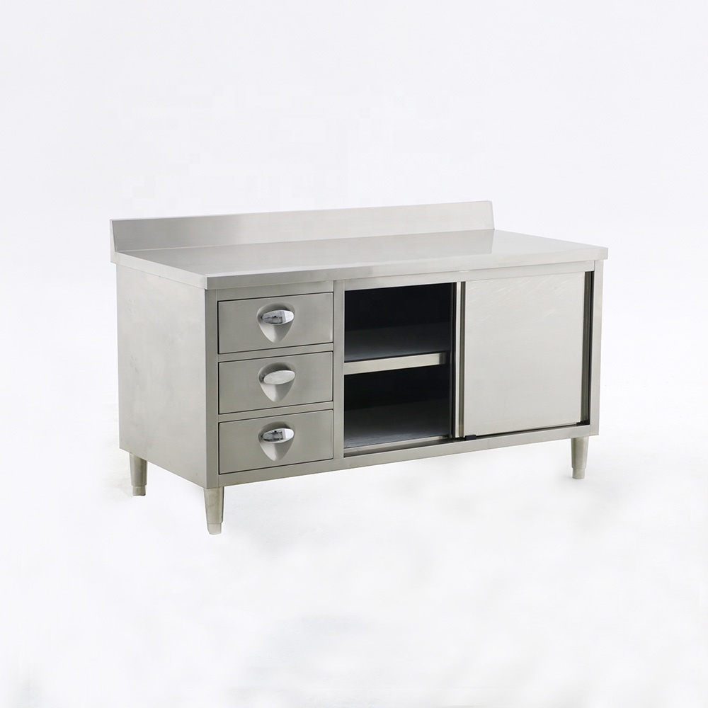 Stainless steel kitchen bench  - Commercial Kitchen Backsplash review and price