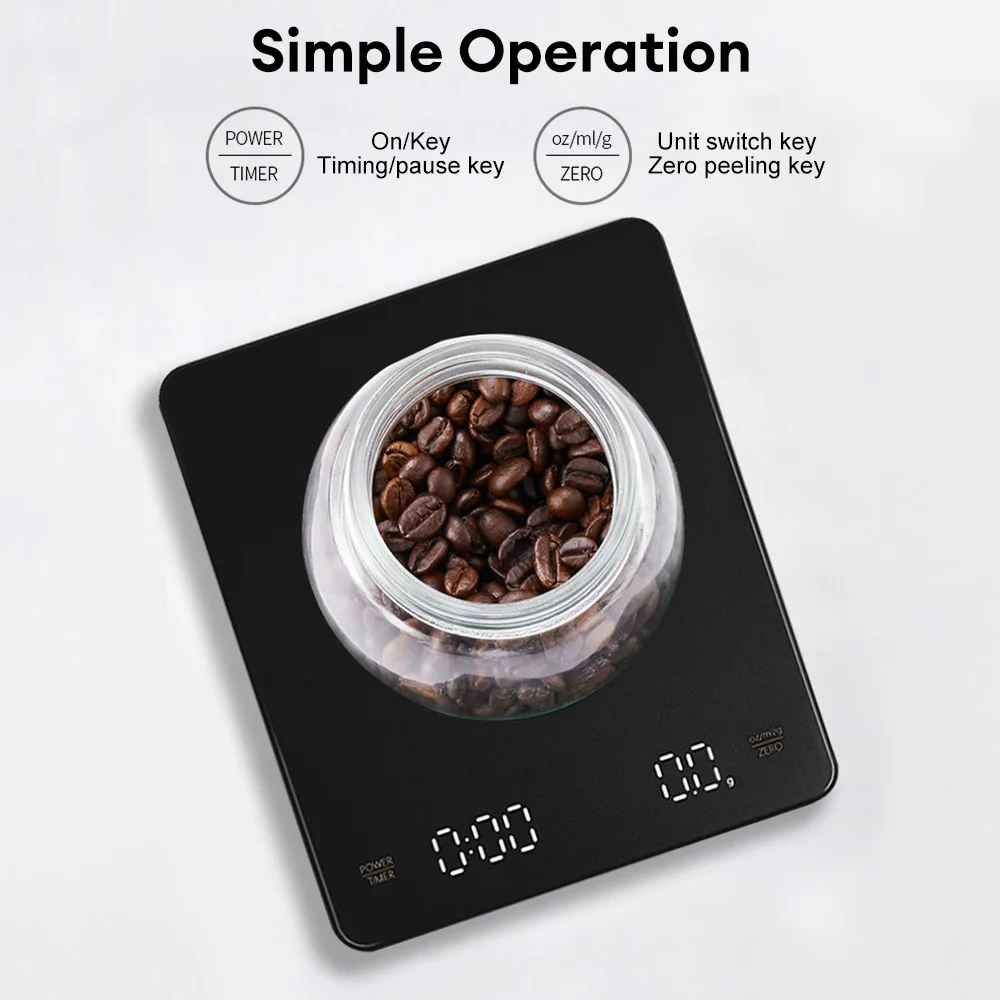USB 3kg Digital Coffee Scale w - Commercial Kitchen Timer review and price