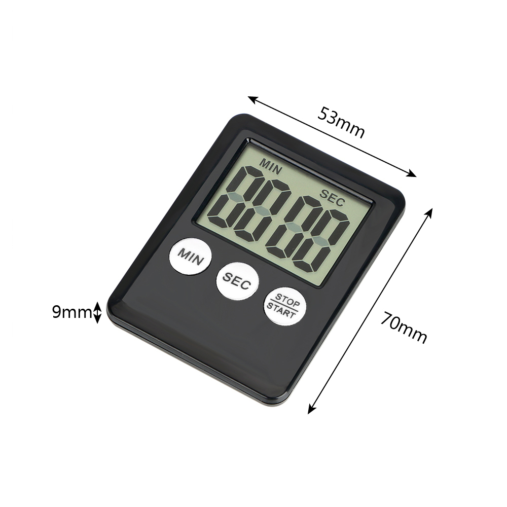 DIYWORK Alarm Clock Square Lar - Commercial Kitchen Timer review and price