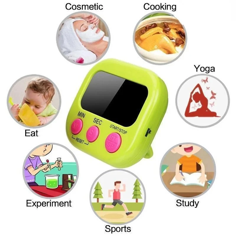 Kitchen Timer Magnetic LCD Dig - Commercial Kitchen Timer review and price
