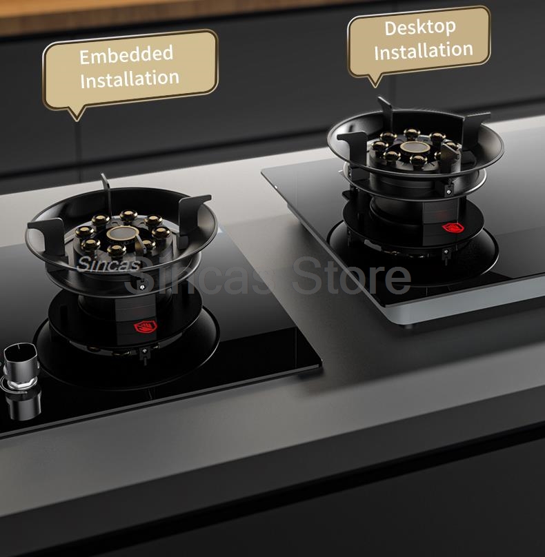Two-burner Gas Stove Desktop F - Commercial Kitchen Stove review and price