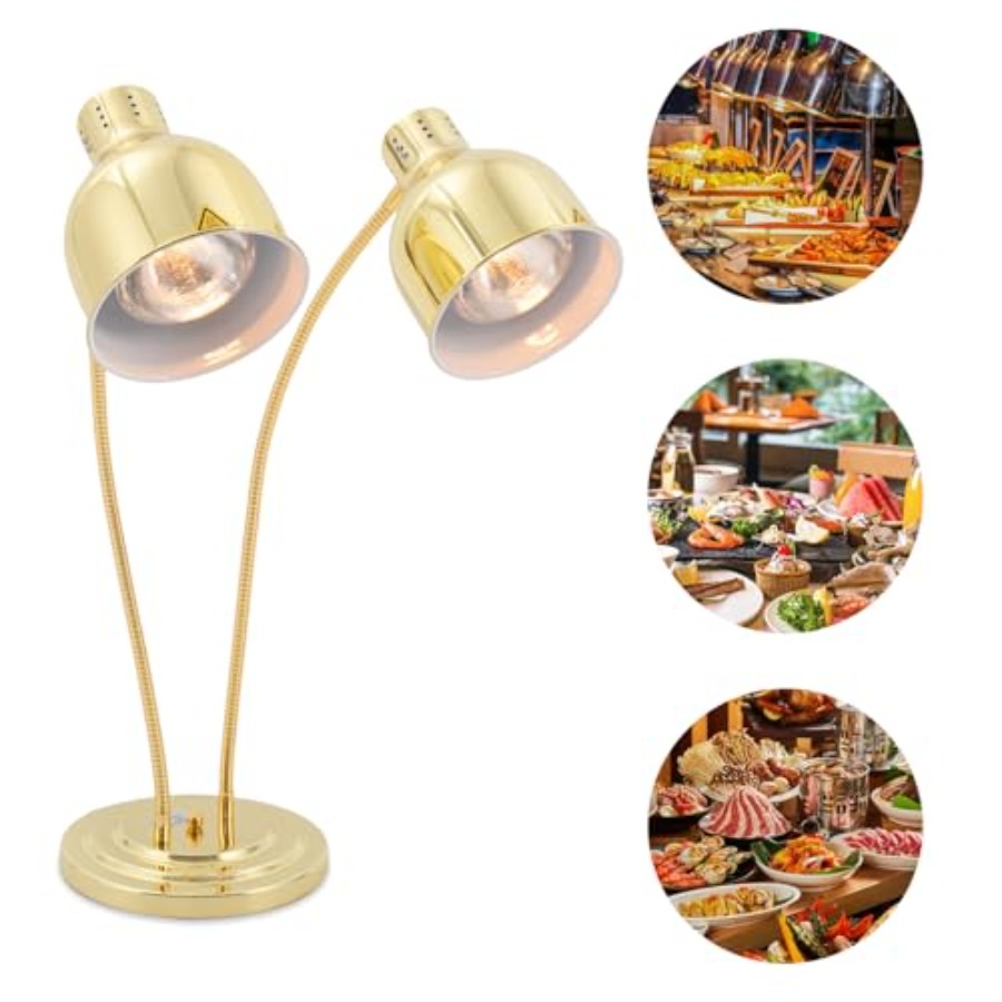 2-Head Food Warmer Lamp for Re - Commercial Kitchen And review and price