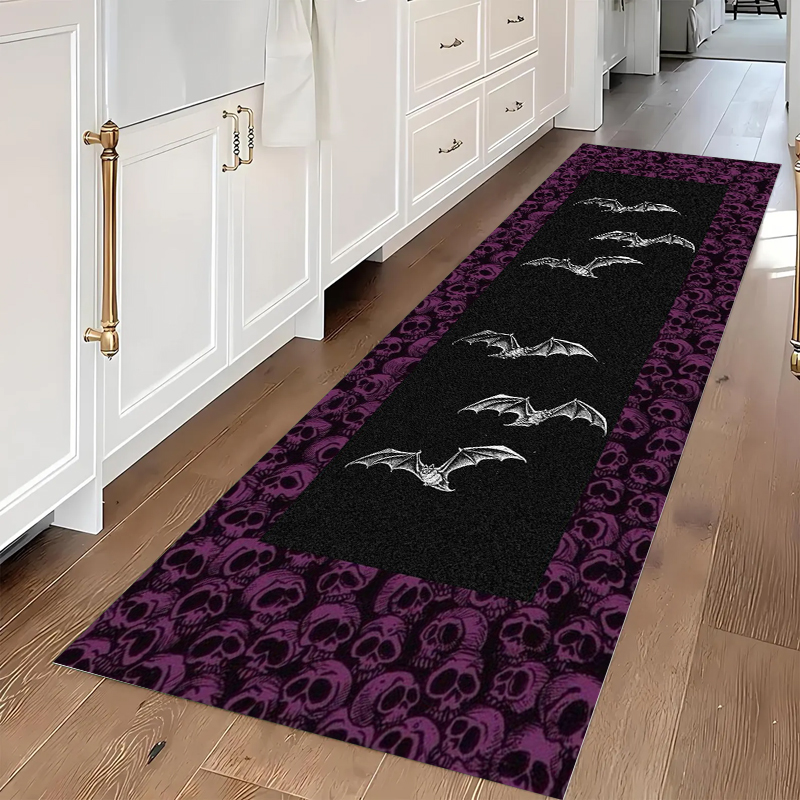 Gothic Skull & Bat Runner Area - Commercial Kitchen Mats review and price