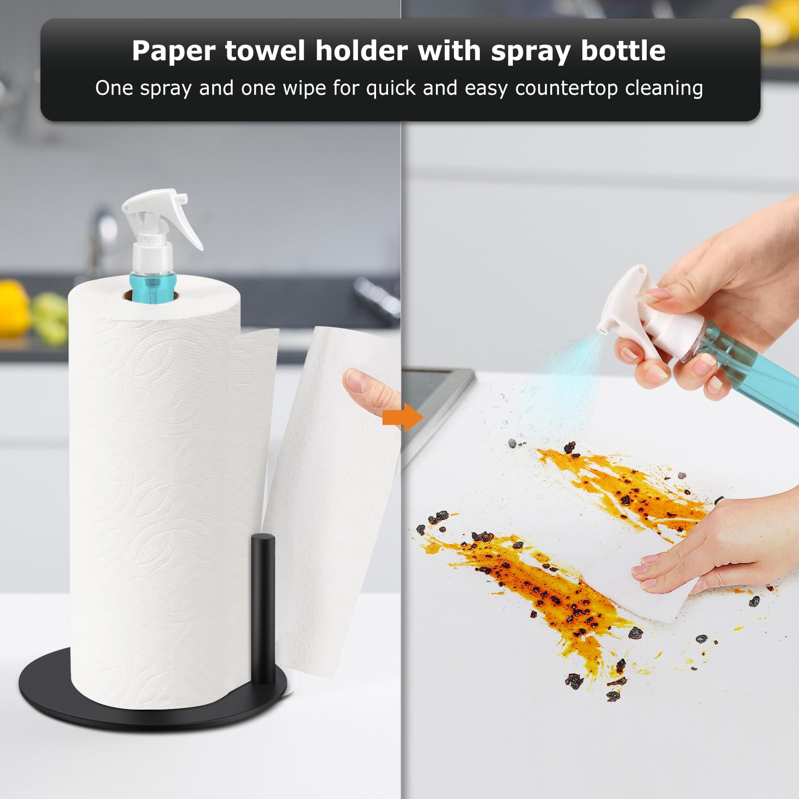 Paper Towel Holder with Spray  - Commercial Kitchen Towels review and price
