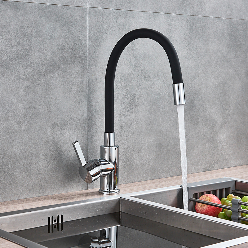 Vidric Chrome Black Kitchen Si - Commercial Kitchen Mixer Tap review and price