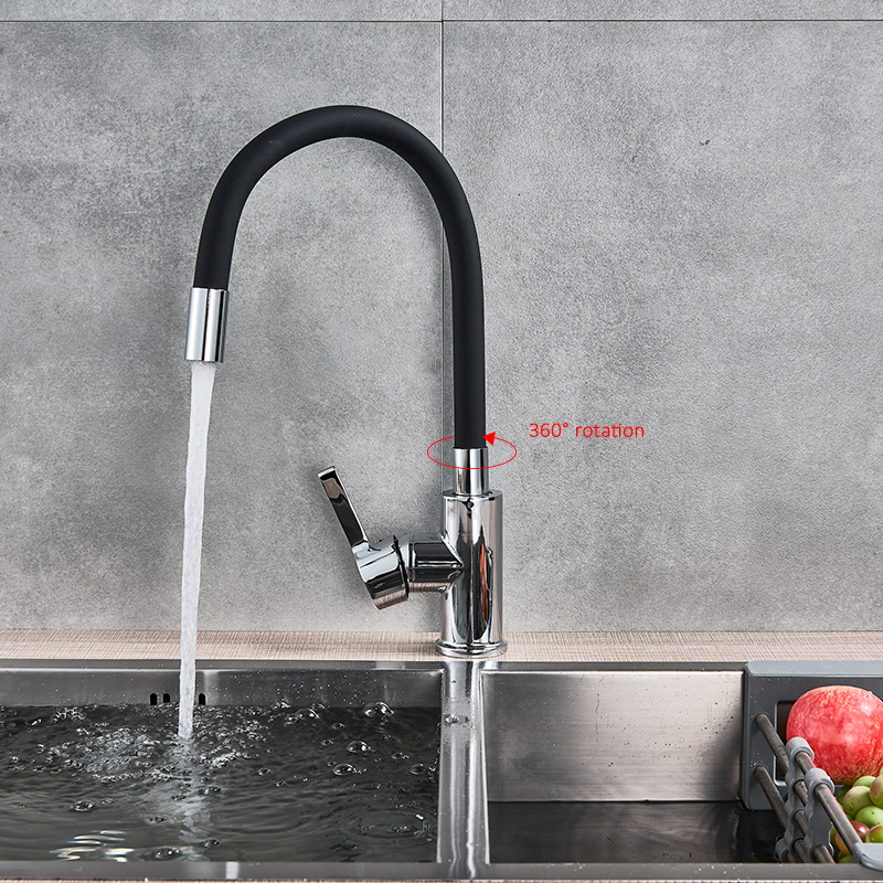 Vidric Chrome Black Kitchen Si - Commercial Kitchen Mixer Tap review and price