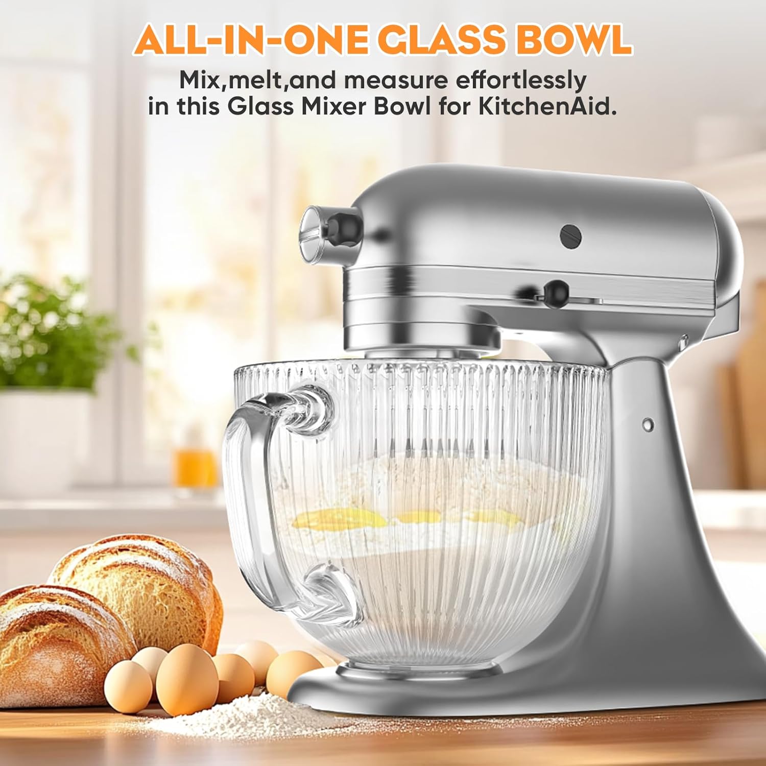GVODE Glass Bowl for Kitchenai - Commercial Kitchenaid review and price