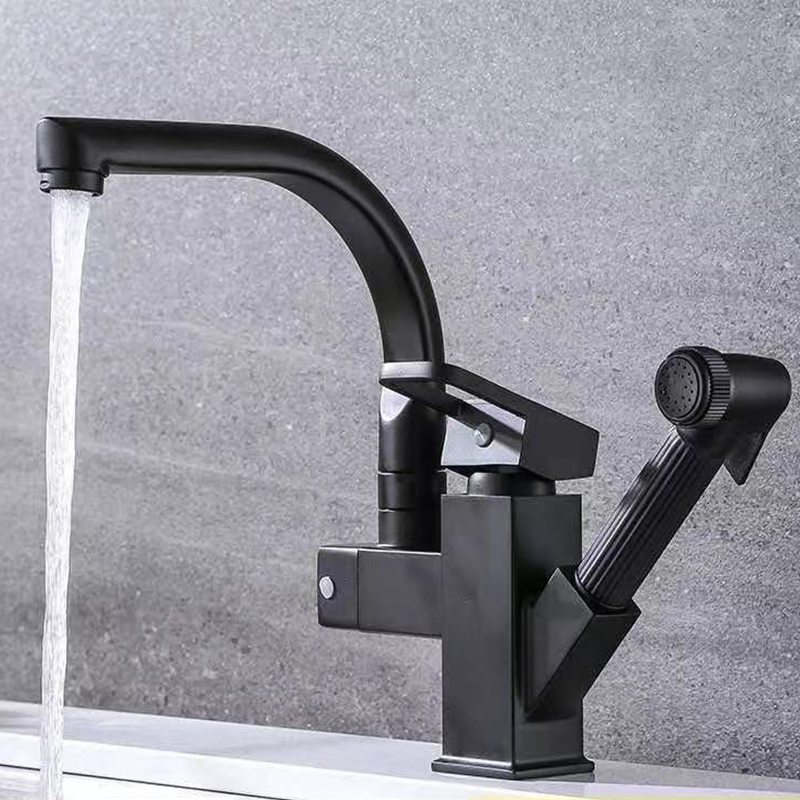 Kitchen Sink Faucet Black Pull - Commercial Kitchen Mixer Tap review and price