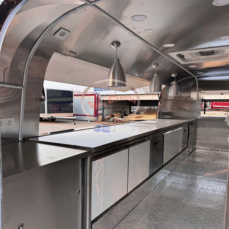 Custom Fiberglass Food Truck T - Commercial Kitchen Interior review and price