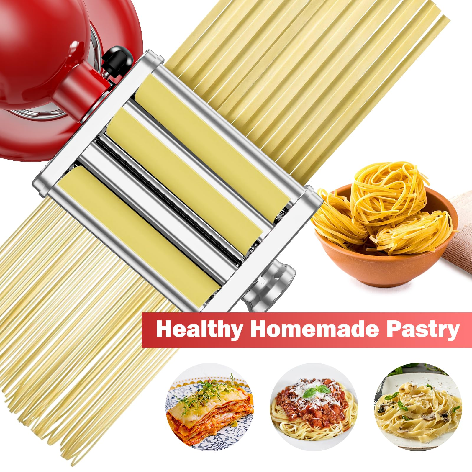 Gvode 3 in 1 Pasta Attachment  - Commercial Kitchenaid review and price