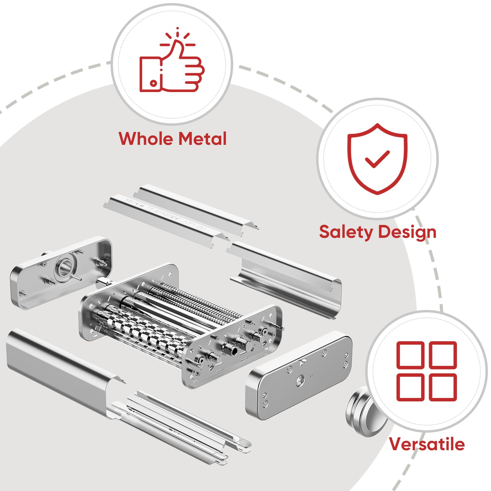 Gvode 3 in 1 Pasta Attachment  - Commercial Kitchenaid review and price