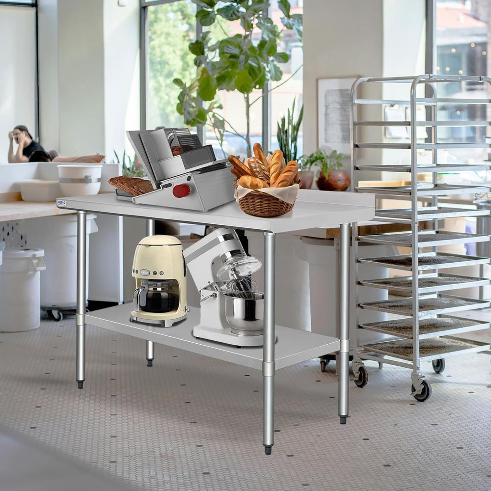 HARDURA StainlSteel Table with - Commercial Kitchen Backsplash review and price