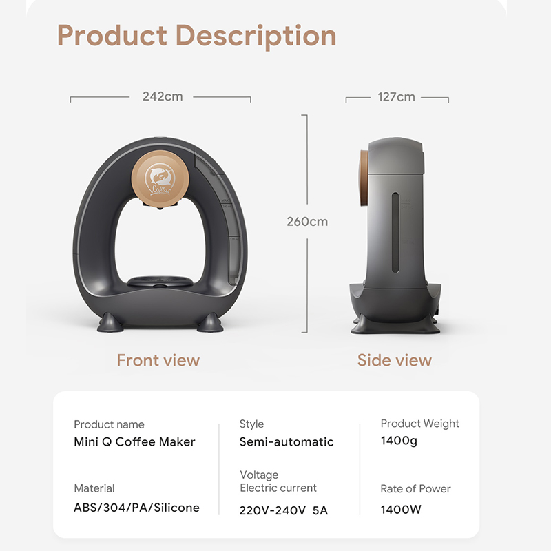 Portable Coffee Maker Low deci - Commercial Espresso Machine review and price