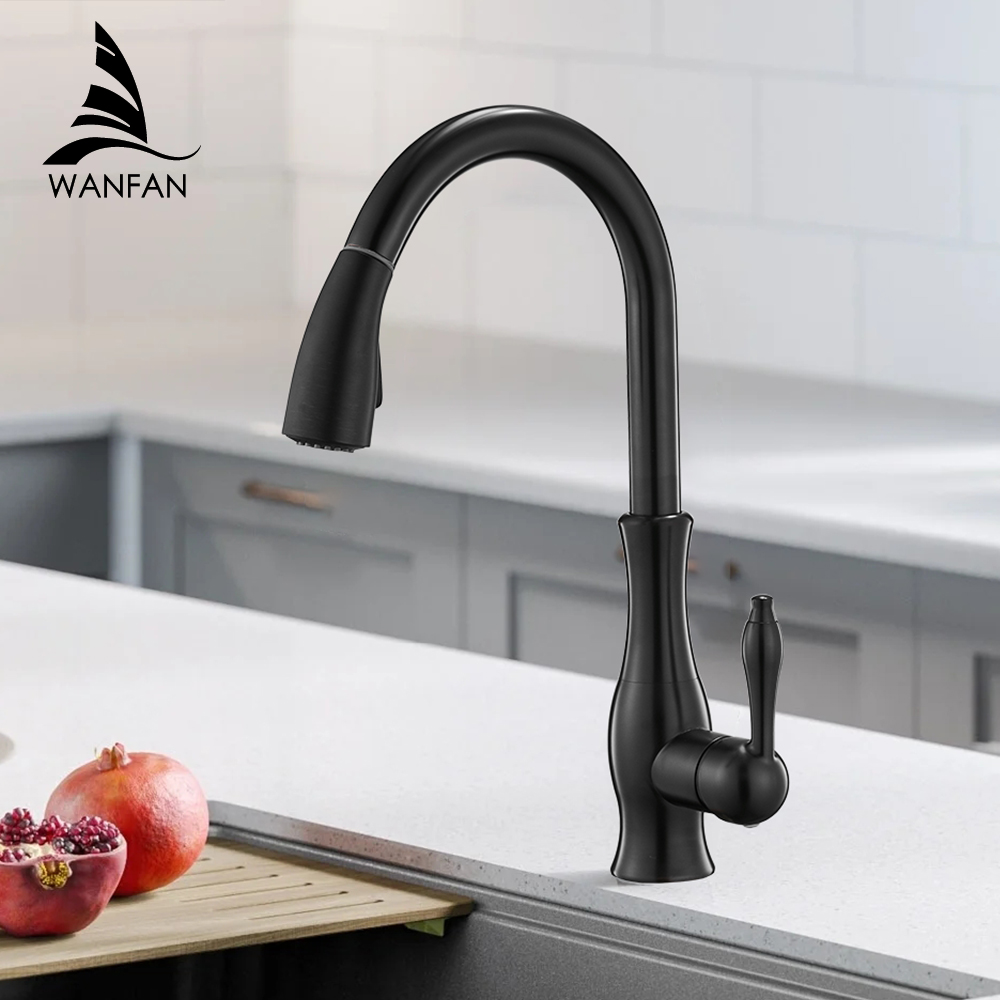 Black Kitchen Faucets Pull Out - Commercial Kitchen Mixer Tap review and price