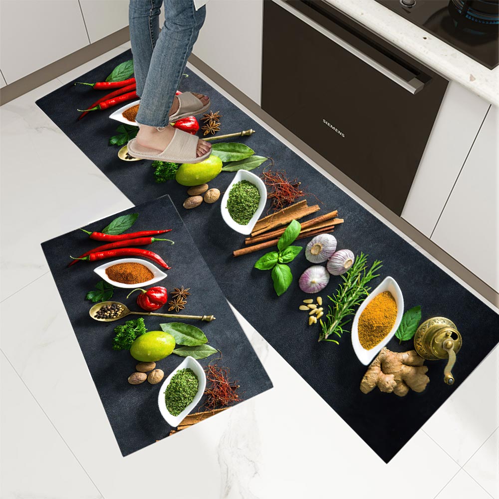 1PC Vegetable Grains Spices Ki - Commercial Kitchen Mats review and price