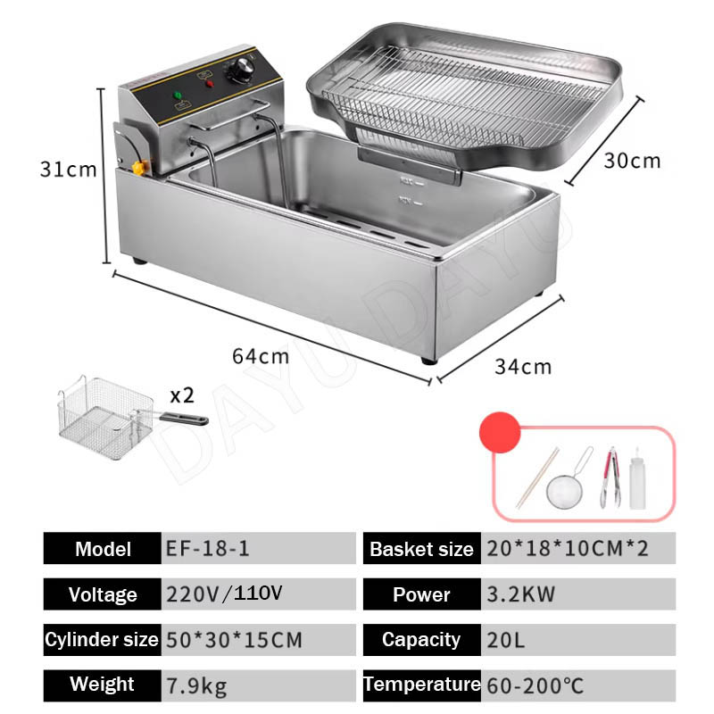 Fryer Commercial Electric Kitc - Commercial Kitchen Stove review and price