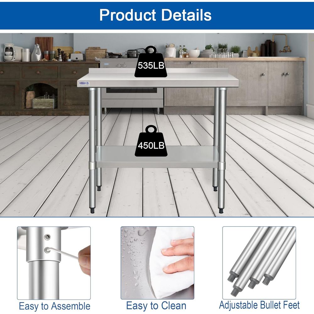 Stainless Steel Commercial Kit - Commercial Kitchen Backsplash review and price