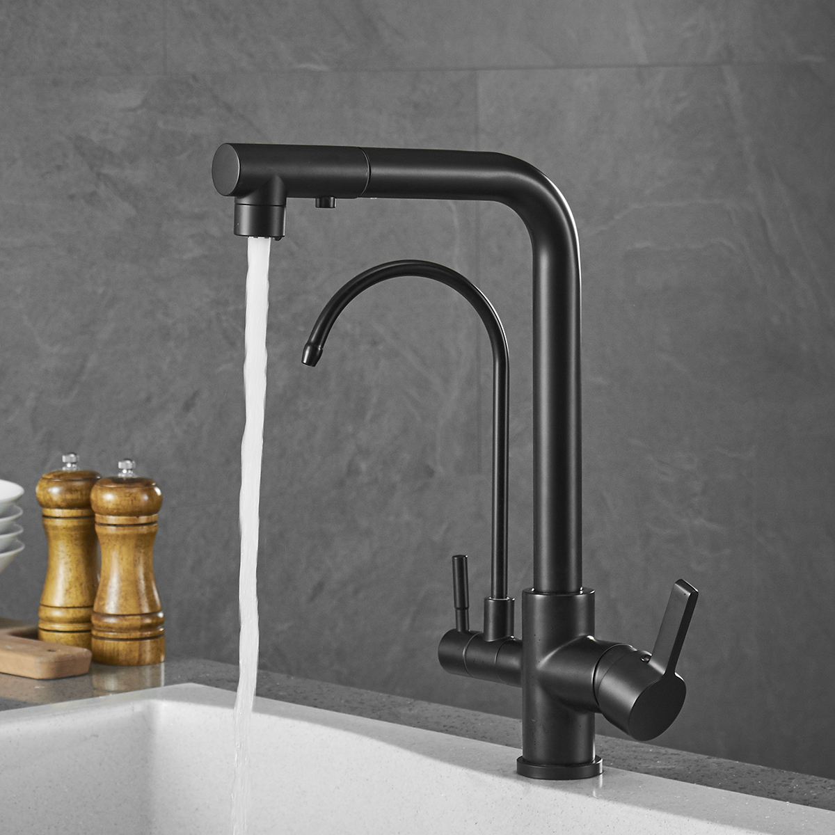 Black Touch Filter Kitchen Fau - Commercial Kitchen Mixer Tap review and price