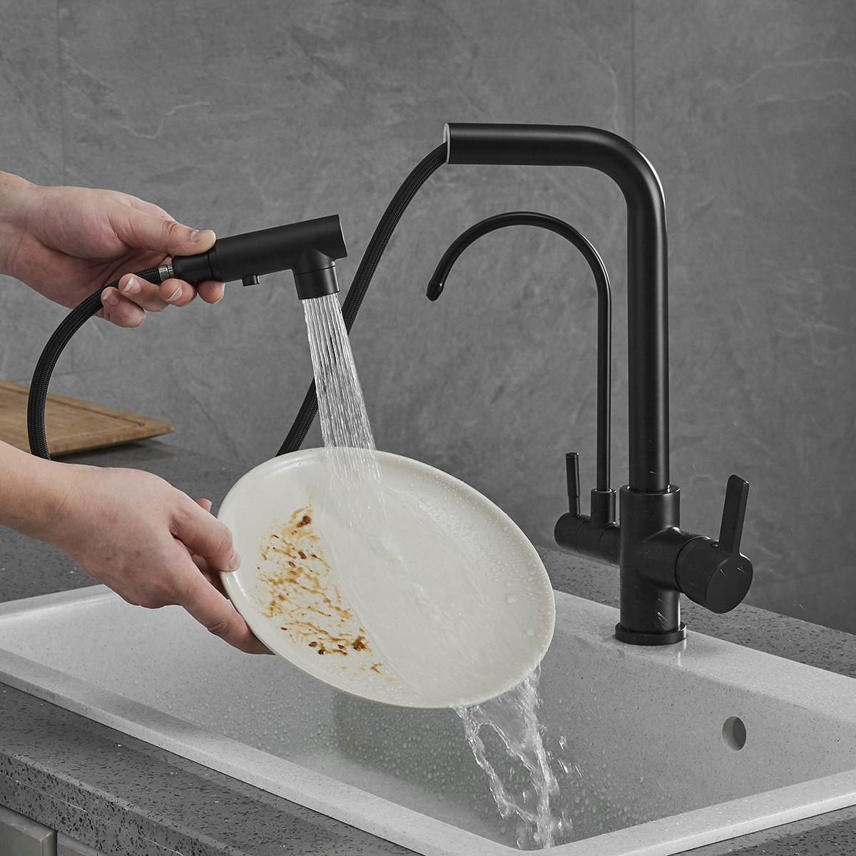Black Touch Filter Kitchen Fau - Commercial Kitchen Mixer Tap review and price